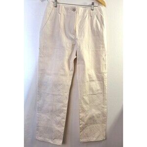 DE VEAUX NEW YORK Baggy Carpentar Jeans Women's Sz 6 Cotton Y2K Cowgirl Festival